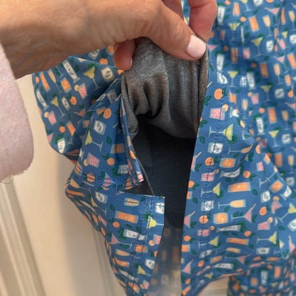 Johnston & Murphy 🔥sale🔥⭐️Blue Patterned Men's Shorts - Picture 5 of 11